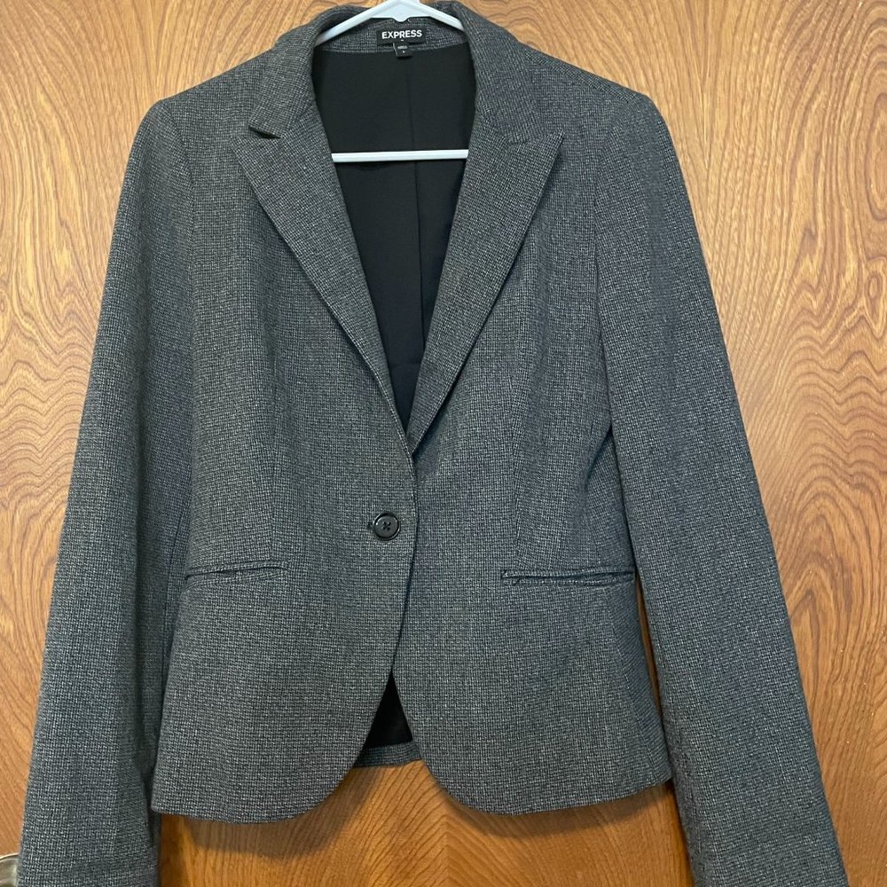 Grey blazer size 6 Express